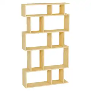 Livetastic Regal Zurich, Eiche, Holzwerkstoff, 90x160x22 cm, Wohnzimmer, Regale, BĂĽcherregale