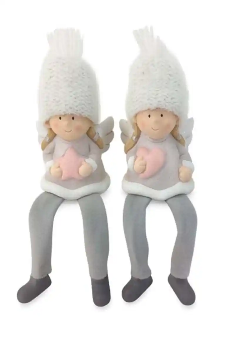 Bild 1 von Kantenhocker Winterengel Stoff