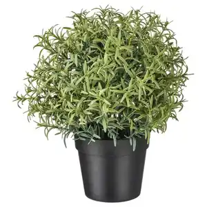 FEJKA Topfpflanze, künstlich, Rosmarin, 9 cm