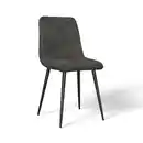 Bild 1 von Stuhl Mino Grau Webstoff Gepolstert, Grau