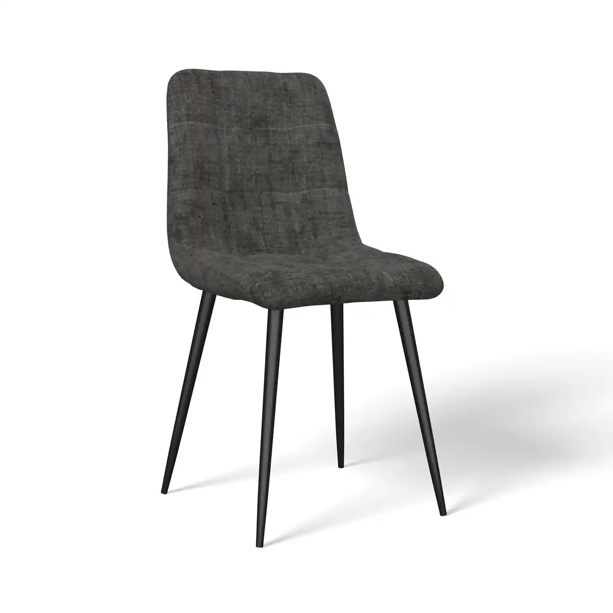 Bild 1 von Stuhl Mino Grau Webstoff Gepolstert, Grau