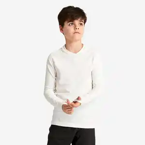 KIPSTA Kinder Fußball Funktionsshirt langarm wärmend ‒ Keepdry weiß