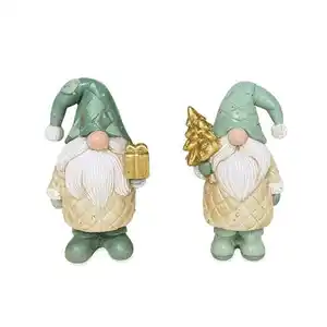 Santa mit goldfinish