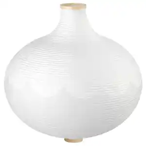 RISBYN Hängeleuchtenschirm, Zwiebelform/weiß, 57 cm