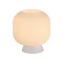 Bild 1 von Schöner Wohnen Led-Tischleuchte SW Nami, Weiß, Metall, Kunststoff, Glas, 20x22x20 cm, Schutzklasse II (Schutzisoliert), Lampen & Leuchten, Innenbeleuchtung, Tischlampen