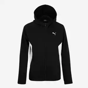 PUMA Kapuzenjacke Kinder - schwarz/weiß