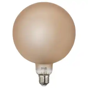 MOLNART LED-Leuchtmittel E27 180 Lumen, rund matt/braun, 150 mm