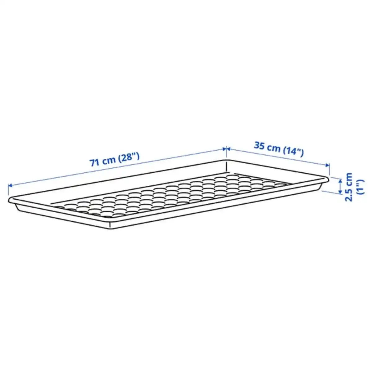 Bild 4 von BAGGMUCK Schuhmatte, drinnen/draußen/grau, 71x35 cm