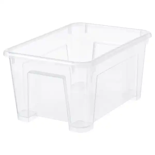 Bild 1 von SAMLA Box, transparent, 28x19x14 cm/5 l