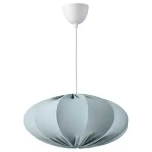 REGNSKUR / HAVSDJUP Hängeleuchte, türkis/weiß, 52 cm