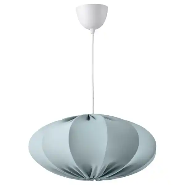 Bild 1 von REGNSKUR / HAVSDJUP Hängeleuchte, türkis/weiß, 52 cm