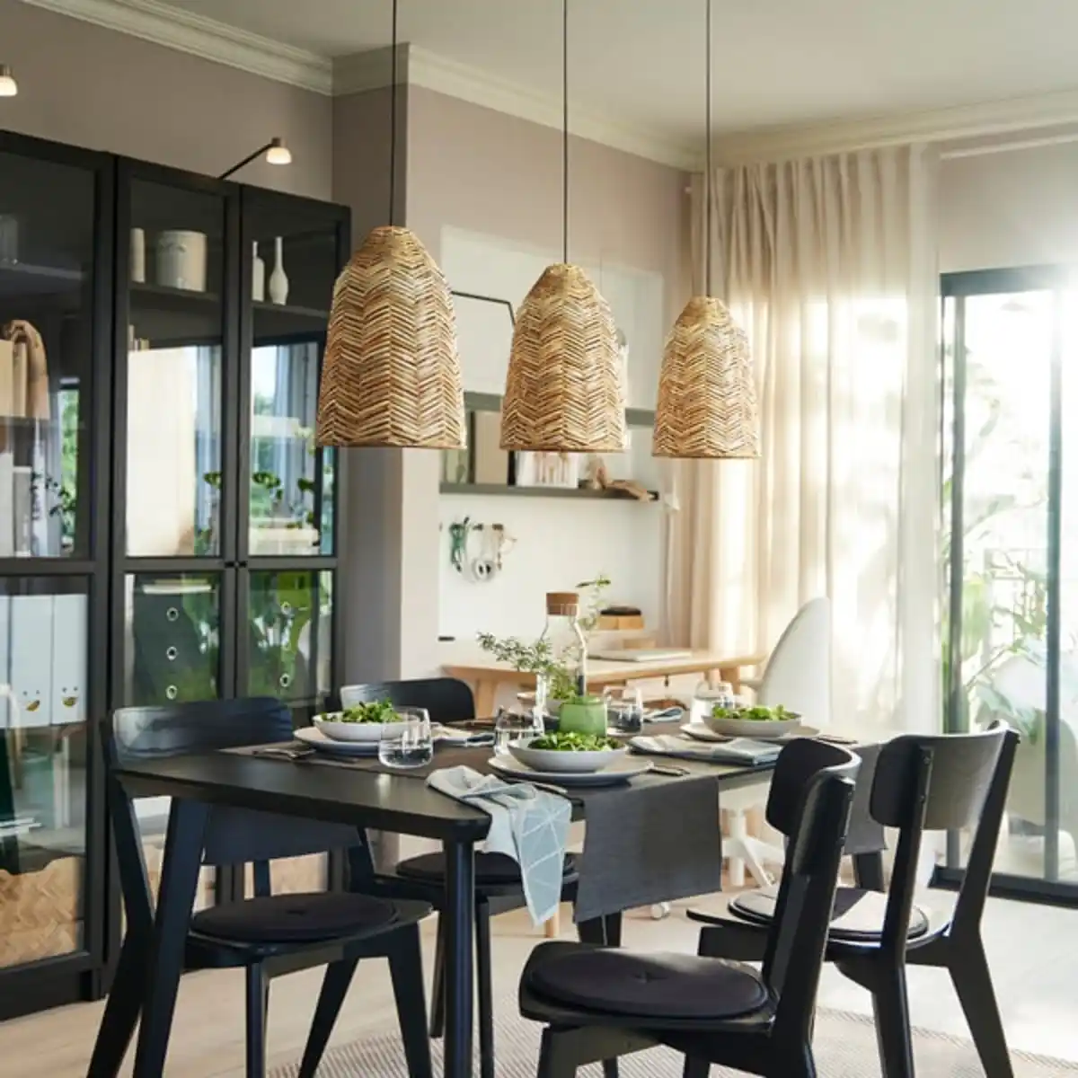 Bild 3 von KAPPELAND Hängeleuchtenschirm, Rattan, 29 cm