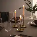 Bild 2 von FULLTALIG Kerzenständer 3er-Set, messingfarben