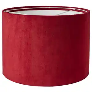 MOLNSKIKT Leuchtenschirm, dunkelrot Samt, 33 cm