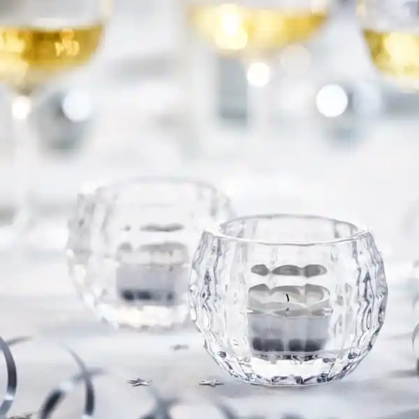 Bild 2 von FRÖJDA Teelichthalter, Klarglas, 6 cm