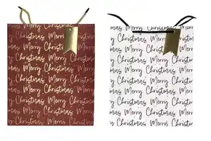 Geschenktüte Merry Christmas