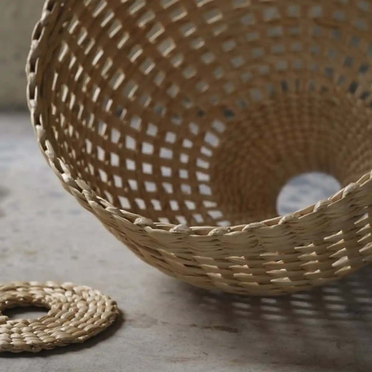 Bild 3 von MÄVINN Leuchtenschirm, Bananenstaudenfaser/Handarbeit, 35 cm