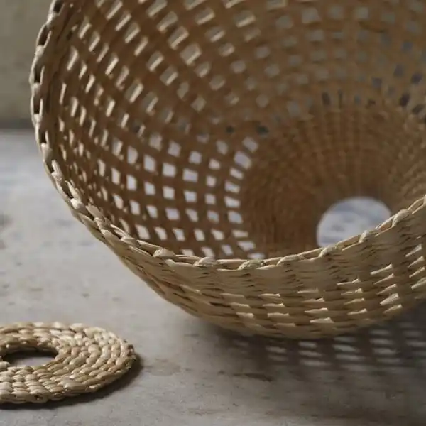 Bild 3 von MÄVINN Leuchtenschirm, Bananenstaudenfaser/Handarbeit, 35 cm