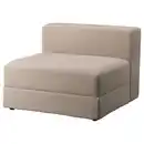 Bild 2 von JÄTTEBO Bezug f 1,5er-Sitzelement/Aufbewah., Samsala graubeige