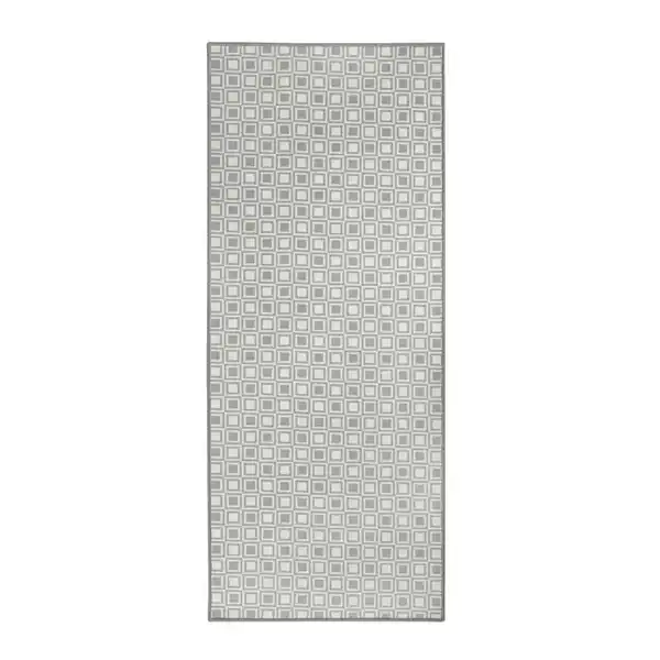 Bild 1 von Novel Läufer Bray, Grau, Textil, Uni, rechteckig, 80x600 cm, pflegeleicht, Teppiche & Böden, Teppiche, Teppichläufer
