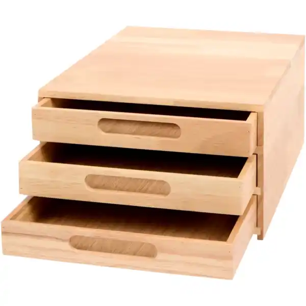 Bild 2 von Organizer aus Gummibaumholz