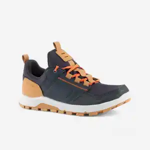 QUECHUA Wanderschuhe Kinder Grösse 35–38 niedrig Schnürung - NH500 blau