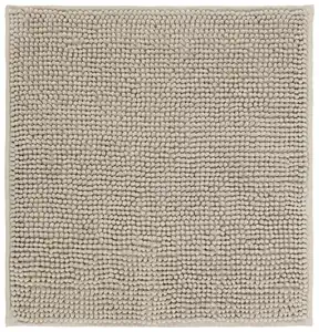 Badematte Nelly in Taupe ca. 50x50cm, Taupe