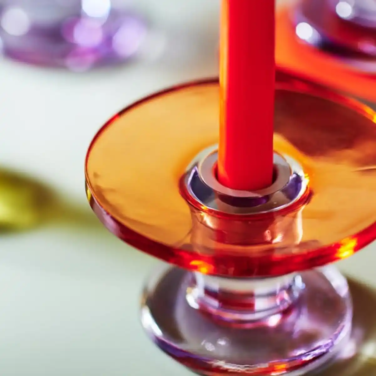 Bild 3 von TJÄRLEK Kerzenständer, bunt, 7 cm