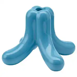 VINTERFINT Kerzenständer, hellblau, 11 cm