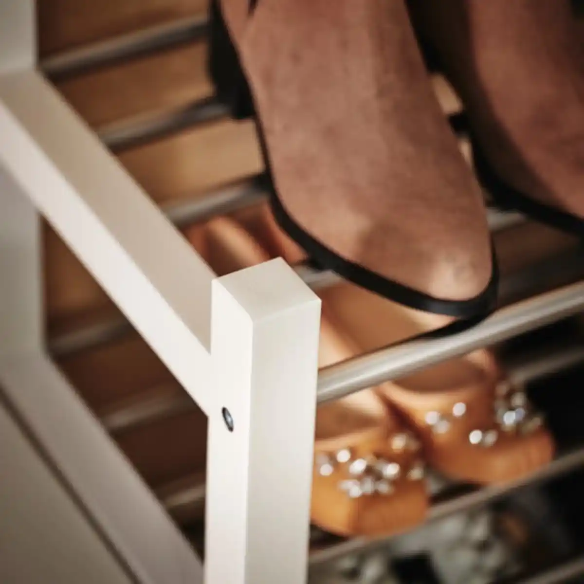 Bild 4 von TJUSIG Schuhaufbewahrung, weiß, 79x32x37 cm