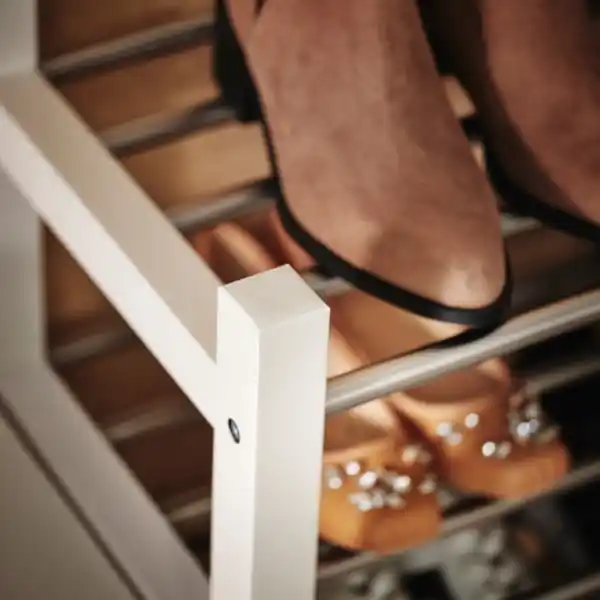 Bild 4 von TJUSIG Schuhaufbewahrung, weiß, 79x32x37 cm