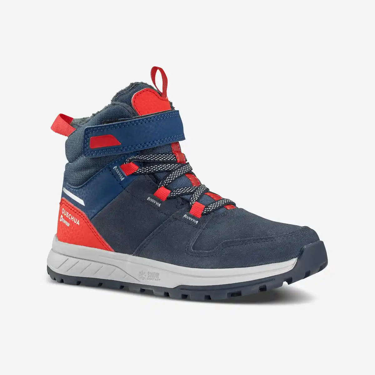 Bild 1 von QUECHUA Winterschuhe Kinder Gr. 24–34 Leder Klett warm wasserdicht Winterwandern - SH500