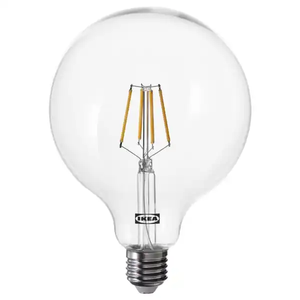 Bild 1 von LUNNOM LED-Leuchtmittel E27 470 lm, dimmbar/rund Klarglas, 125 mm