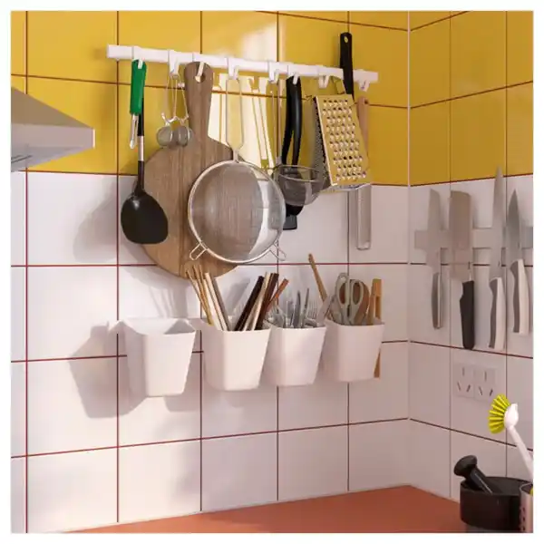 Bild 4 von SUNNERSTA Behälter, weiß, 12x11 cm