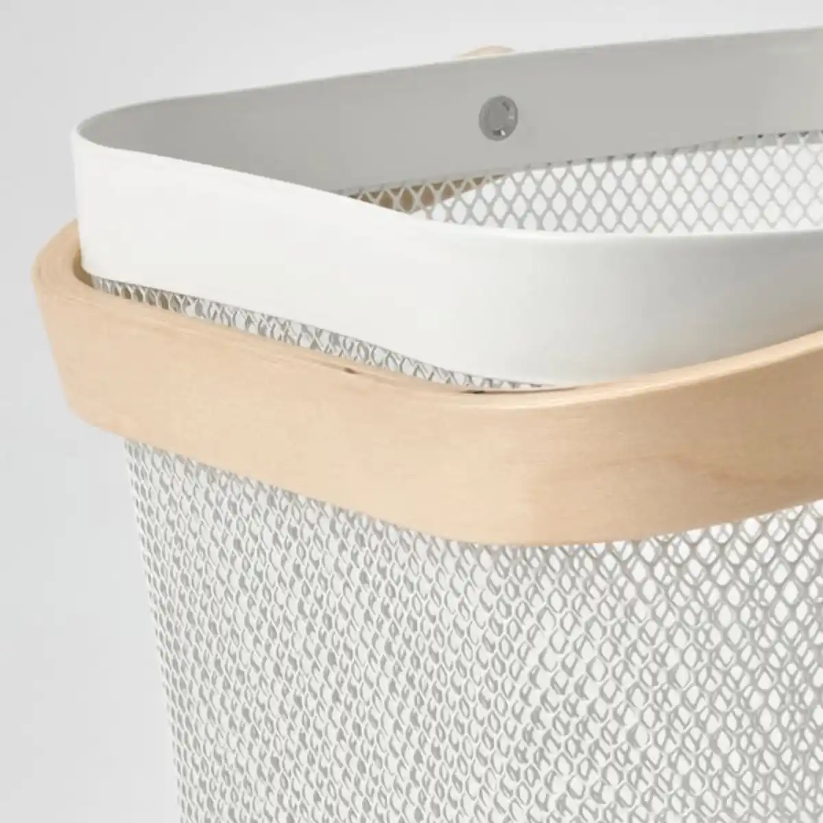 Bild 4 von RISATORP Korb, weiß, 25x26x18 cm