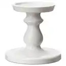 Bild 1 von ERSÄTTA Blockkerzenhalter, weiß, 13 cm