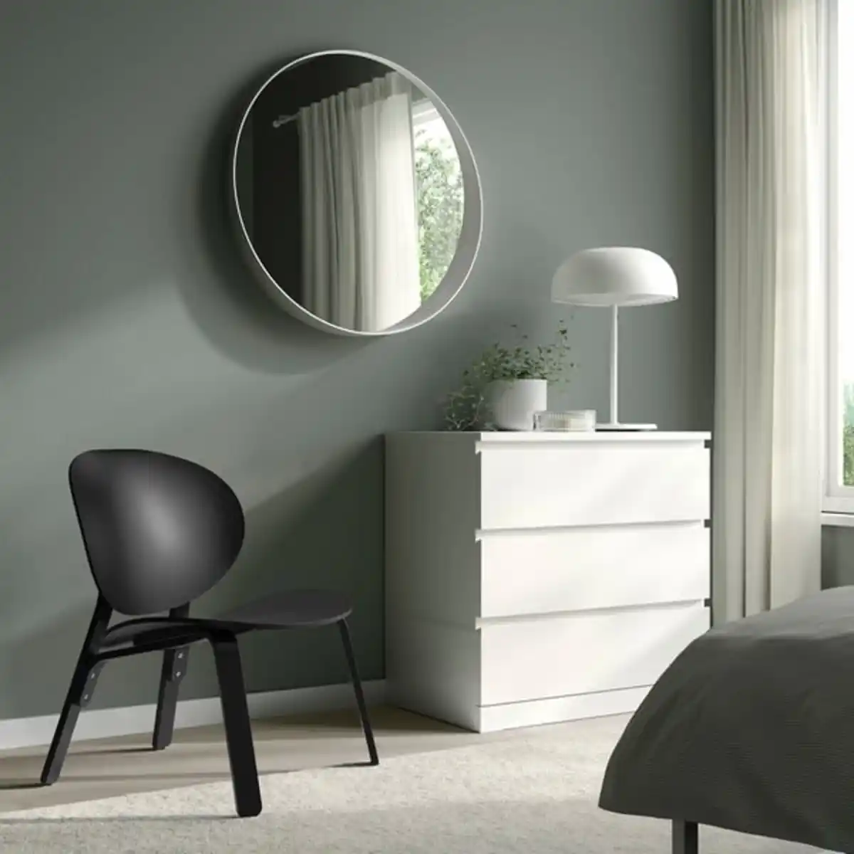 Bild 3 von FRÖSET Sessel, schwarz lasiert Eichenfurnier