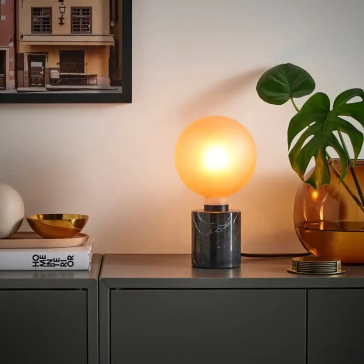 Bild 3 von MOLNART LED-Leuchtmittel E27 180 Lumen, rund matt/braun, 150 mm