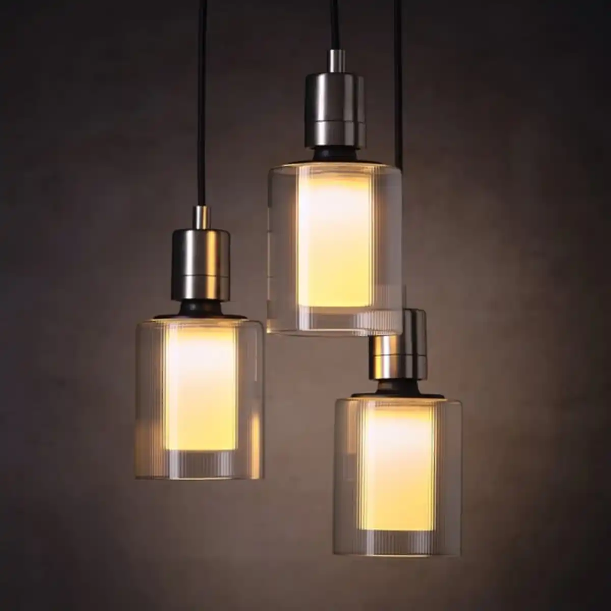 Bild 3 von MOLNART LED-Leuchtmittel E27 150 lm, Zylinder Glas/gestreift, 110 mm