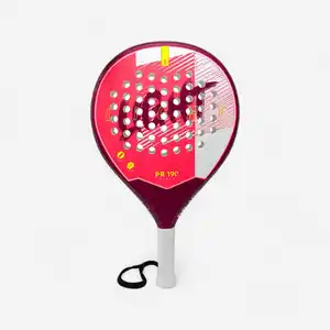 KUIKMA Padelschläger - PR190 Light weiss/rosa