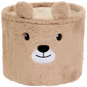 Flauschiger Aufbewahrungskorb