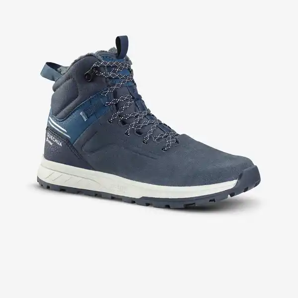 Bild 1 von QUECHUA Winterschuhe Kinder Gr. 35–38 Leder Schnürung warm wasserdicht Wandern - SH500