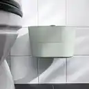 Bild 3 von KINNASJÖ Abfalleimer, mit Deckel selbstklebend/grün, 4 l