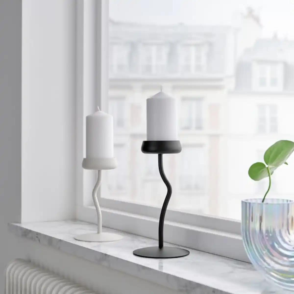 Bild 3 von SILVERPÄRON Blockkerzenhalter, schwarz, 24 cm