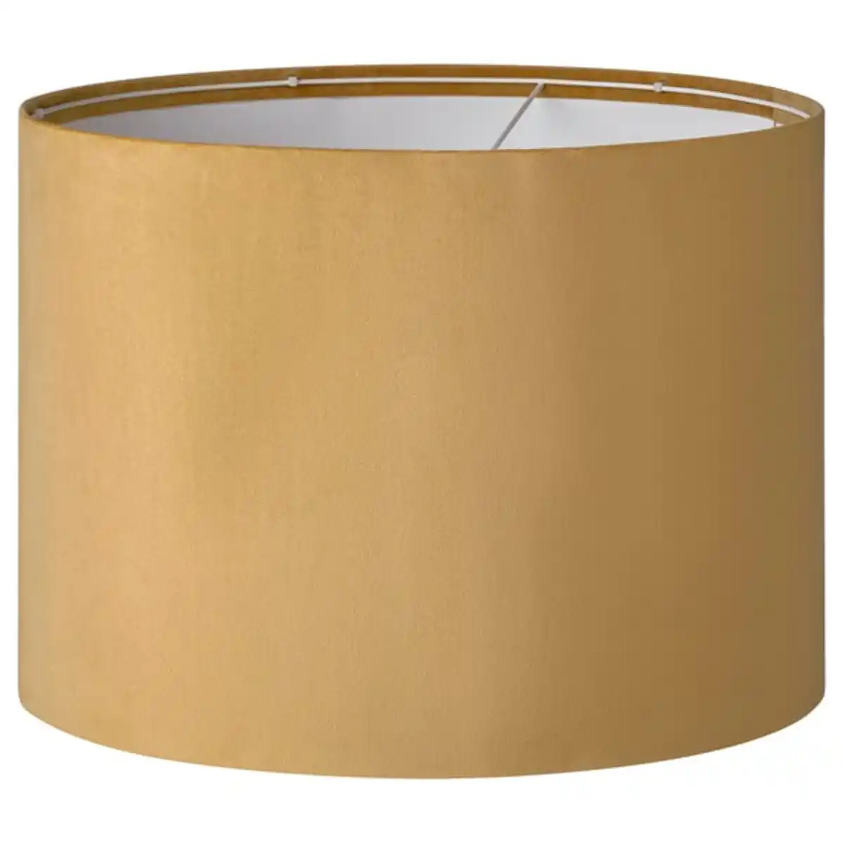 Bild 1 von MOLNSKIKT Leuchtenschirm, dunkelgelb Samt, 42 cm