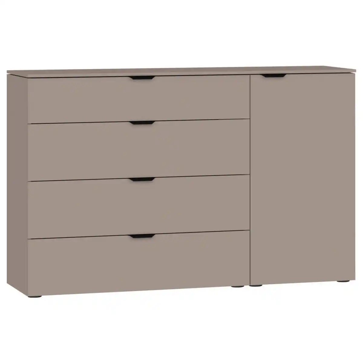 Bild 1 von Jutzler Sideboard, Hellbraun, Holzwerkstoff, 2 Fächer, 4 Schubladen, 135x87x43 cm, Typenauswahl, Beimöbel erhältlich, in verschiedenen Größen erhältlich, Schlafzimmer, Schlafzimmer Kommoden