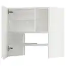 Bild 1 von METOD Wandschrank f Dunstabzug/Boden/Tür, weiß/Voxtorp matt weiß, 60x60 cm