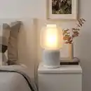 Bild 3 von SYMFONISK Schirm f Leuchtenfuß WiFi-Speak, Glas/weiß