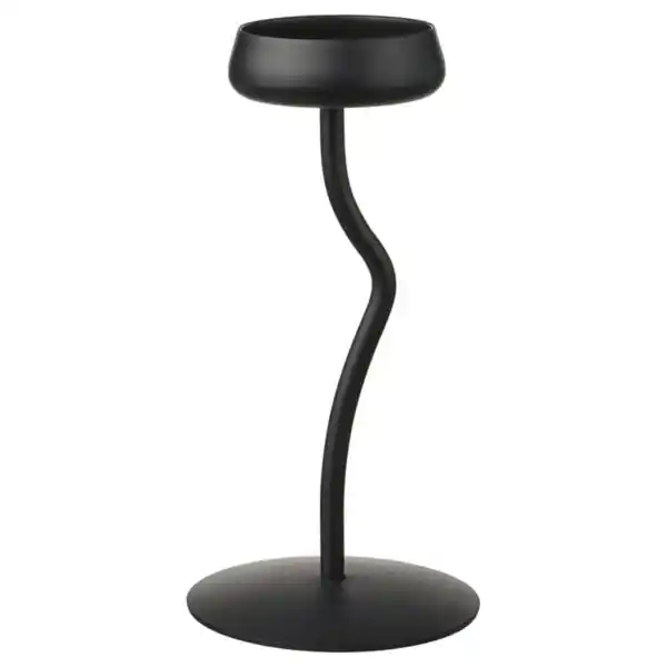 Bild 1 von SILVERPÄRON Blockkerzenhalter, schwarz, 24 cm