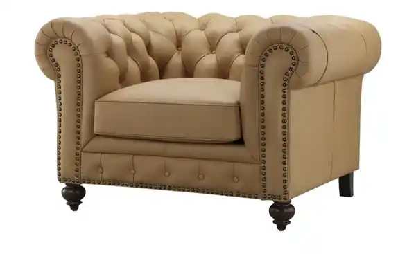 Bild 1 von uno Ledersessel im Vintage-Look Chesterfield
